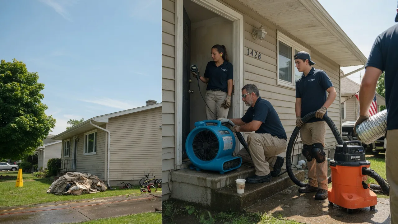 Water Damage Restoration in New Middletown, IN near me
